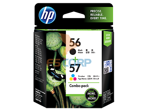 mực máy in  HP 56/57 Combo Pack Ink Cartridge CC629AA