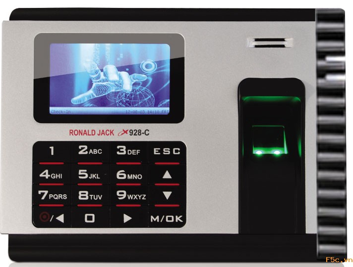 Máy chấm công vân tay & thẻ cảm ứng Ronald Jack  X 938-C