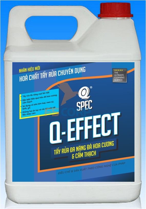 Nước vệ sinh đá hoa cương và cẩm thạch Avco Q-EFFECT 5 Lít