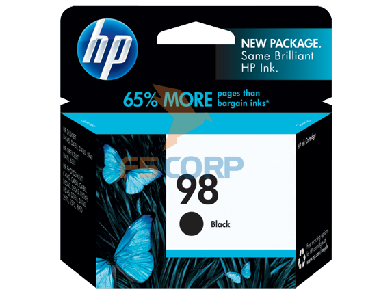 Mực máy in HP 98 AP Black Inkjet Print Cartridge - MOQ: 30 C9364WA