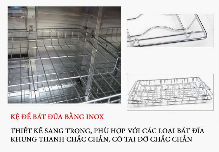 Tủ sấy bát, đĩa công nghiệp Eden YD-580A