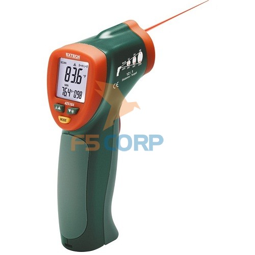 Súng đo nhiệt độ hồng ngoại Extech 42510A có các thông số kỹ thuật sau