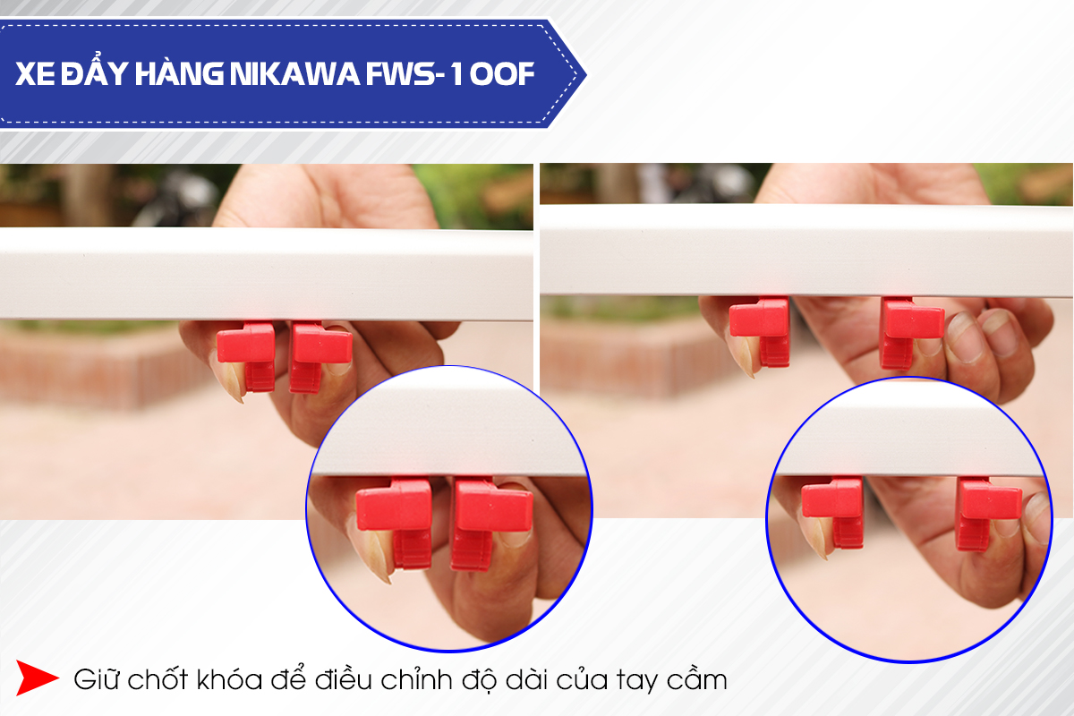 Xe đẩy hàng Nikawa FWS-100F