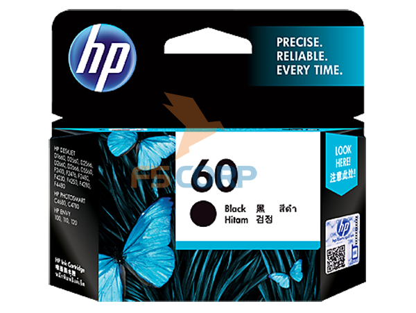 Mực máy in HP 60 Black Ink Cartridge CC640WA
