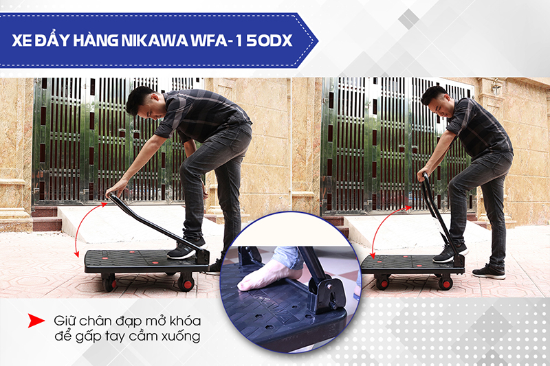 Xe đẩy hàng Nikawa WFA-150DX