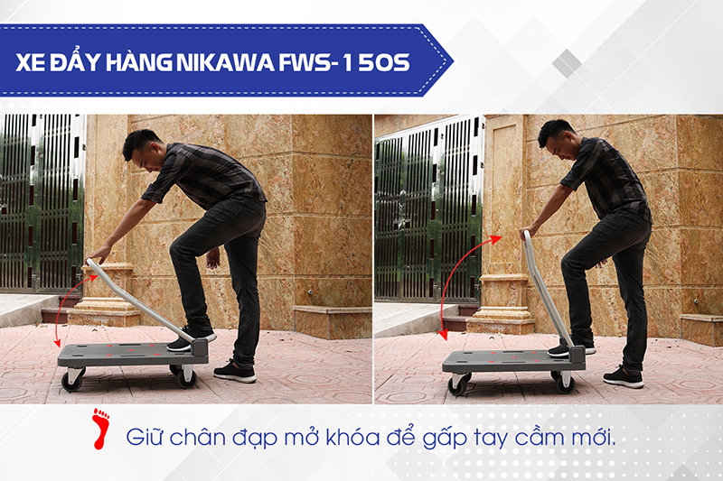 Xe đẩy hàng Nikawa FWS-150S