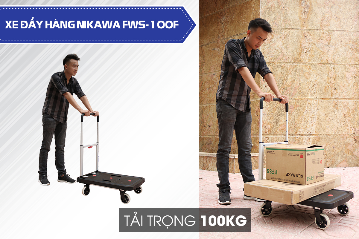 Xe đẩy hàng Nikawa FWS-100F