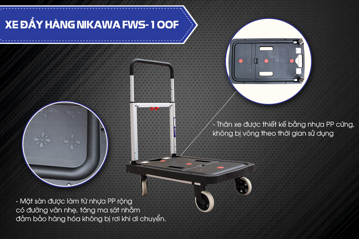 Xe đẩy hàng Nikawa FWS-100F