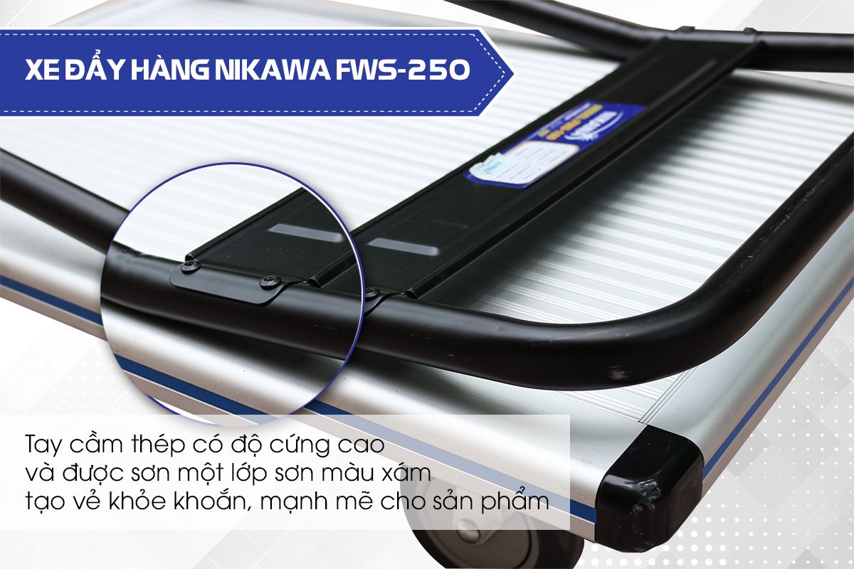 Xe đẩy hàng nhôm Nikawa FWS-250