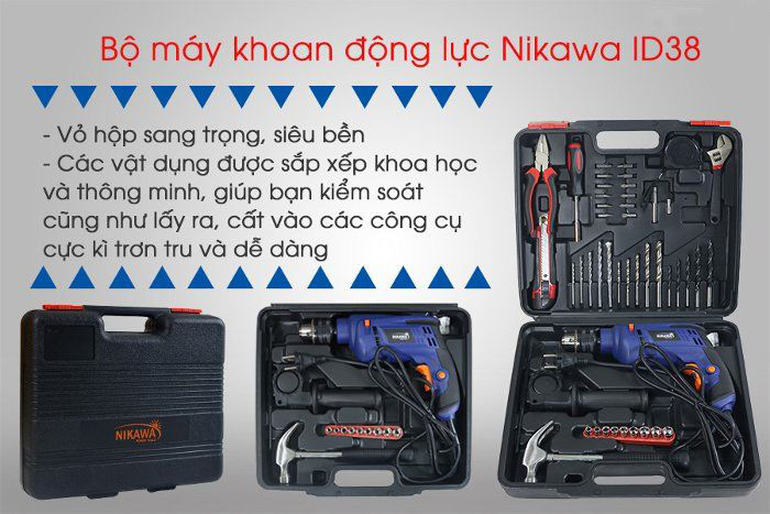 Bộ máy khoan động lực Nikawa ID38