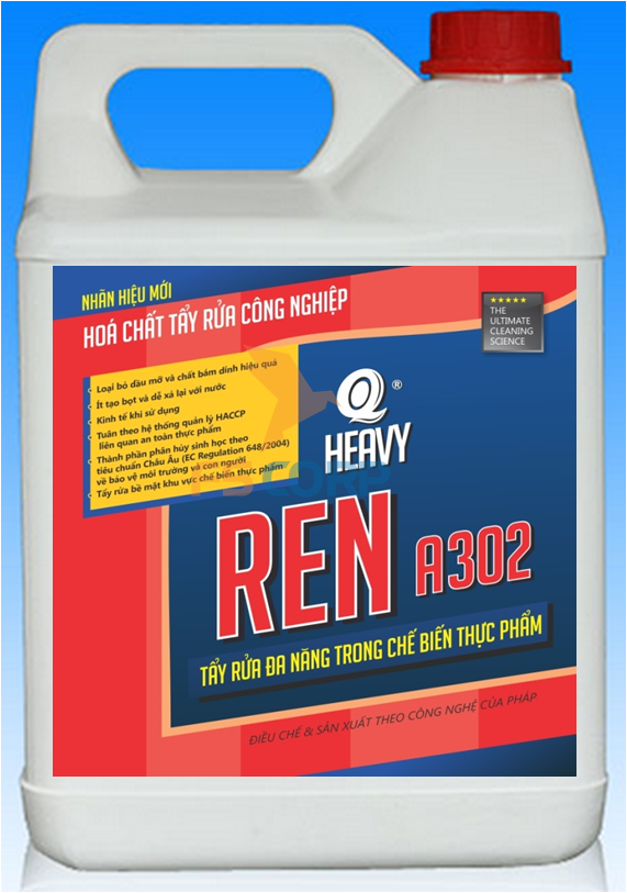 Hóa chất tẩy rửa đa năng trong chế biến thực phẩm AVCO REN A-302 20L