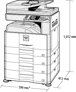 Máy Photocopy SHARP AR-6020D