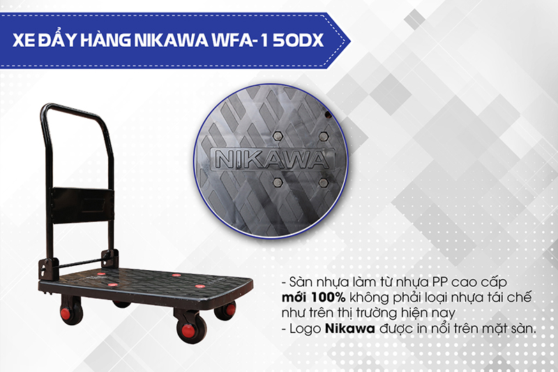 Xe đẩy hàng Nikawa WFA-150DX