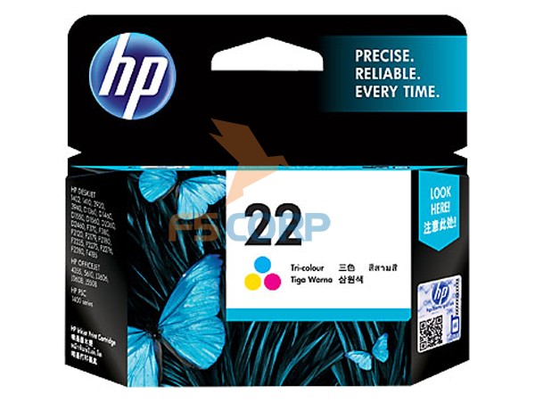 Mực máy in HP 22 Tri-color Ink Cartridge C9352AA