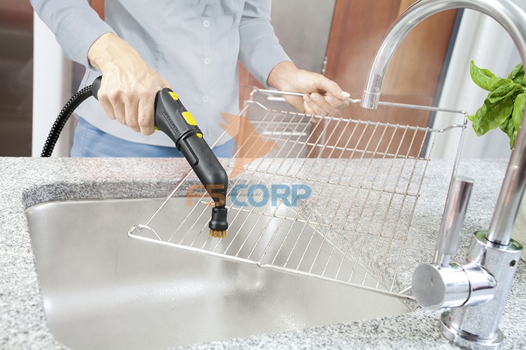 Đầu chà cọ cho máy hơi nước Karcher