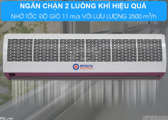 Quạt cắt gió điều hòa có điều khiển Mitsuta FM-1215S-K