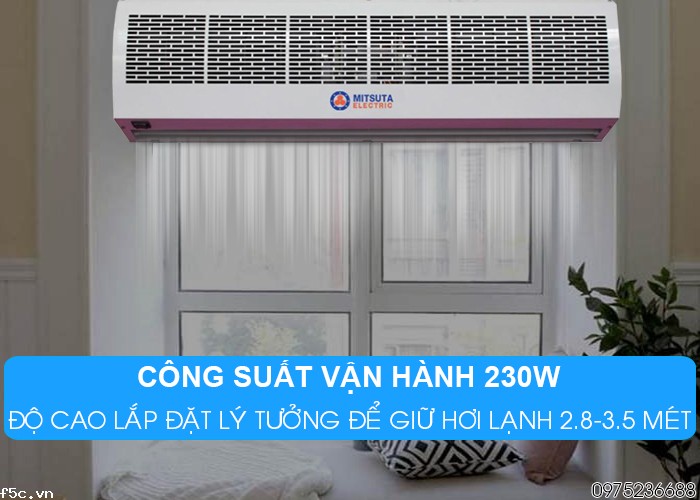 Quạt cắt gió điều hòa có điều khiển Mitsuta FM-1215S-K