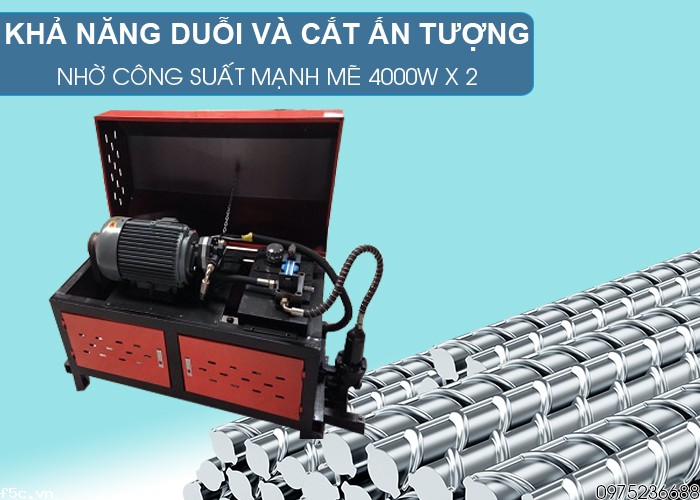 Máy duỗi cắt sắt tự động GT4-12/220V