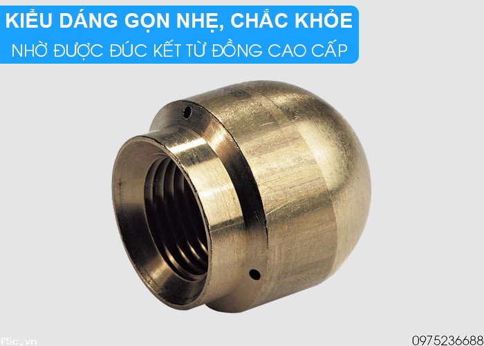 Béc phun cho dây thông đường ống Karcher Pipe cleaning nozzle mã 5.763-016.0