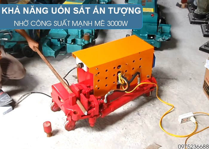 Máy uốn sắt phi 25 thủy lực