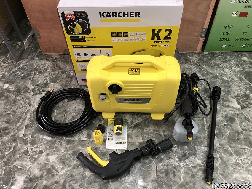 Máy phun xịt áp lực cao Karcher K2 Power VPS mã 1.118-001.0