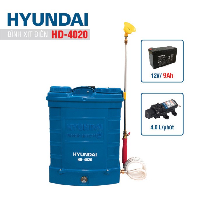 Bình xịt điện Hyundai HD-4020