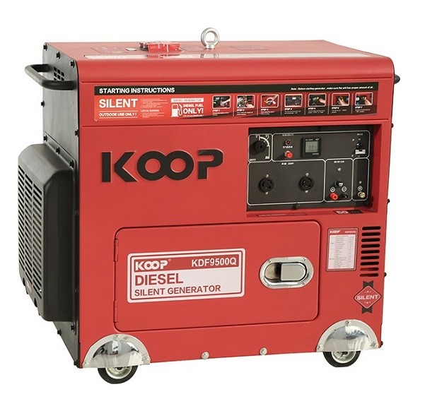 Máy phát điện dầu diesel KOOP KDF9500Q (6.6kva chống ồn)