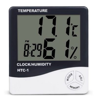 Đồng hồ đo nhiệt độ, độ ẩm treo tường trong nhà HTC1