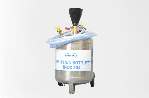 Bình phun xịt rửa xe bọt tuyết chuyên nghiệp Smart Eco SE25 inox 304 25 Lít