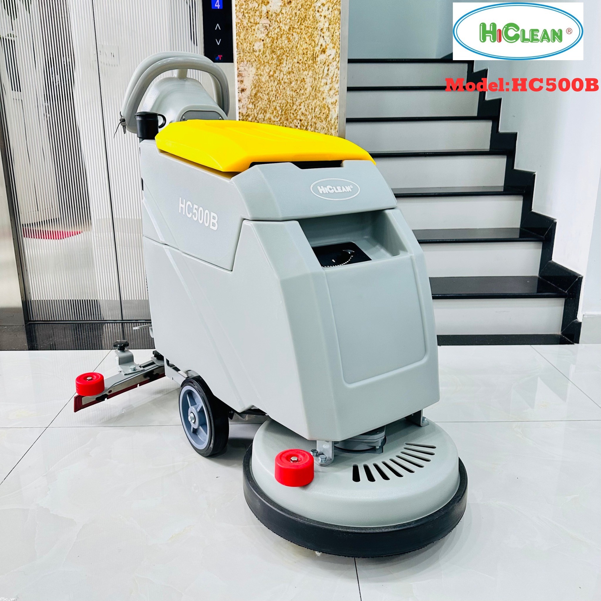 Máy chà sàn liên hợp HiClean HC 500B dùng bình Ác quy