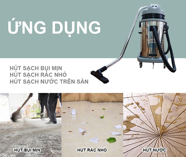 Máy hút bụi  công nghiệp Supper Clean SC602J