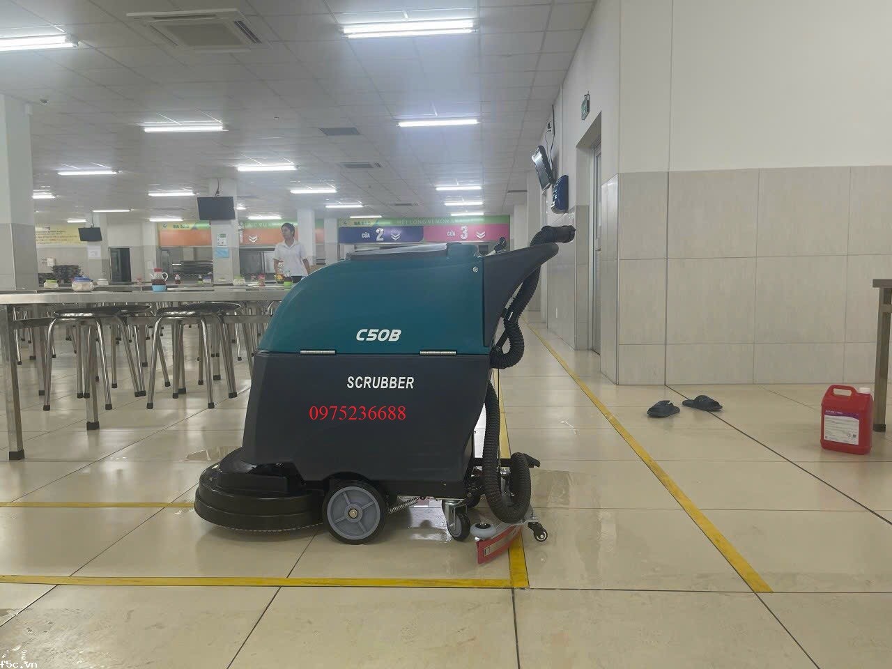 Máy chà sàn liên hợp chạy acquy Clepro C50B