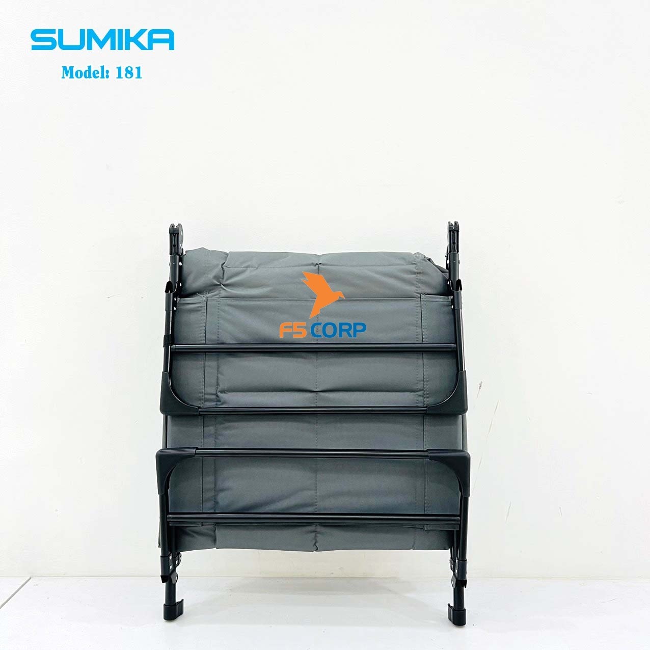      Giường xếp gấp gọn đa năng SUMIKA 181 (Gray)