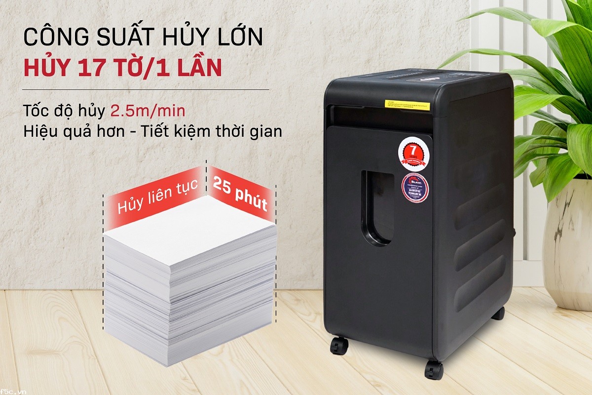  Máy Hủy Tài Liệu Silicon PS-2800C (Hủy vụn) 