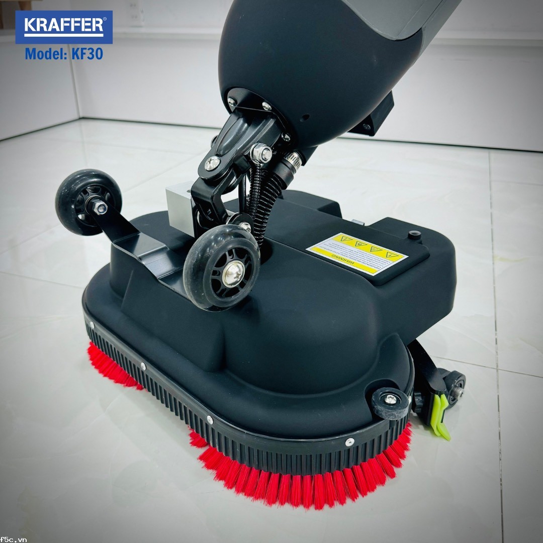 Máy chà sàn liên hợp mini Kraffer KF30 (dùng pin)