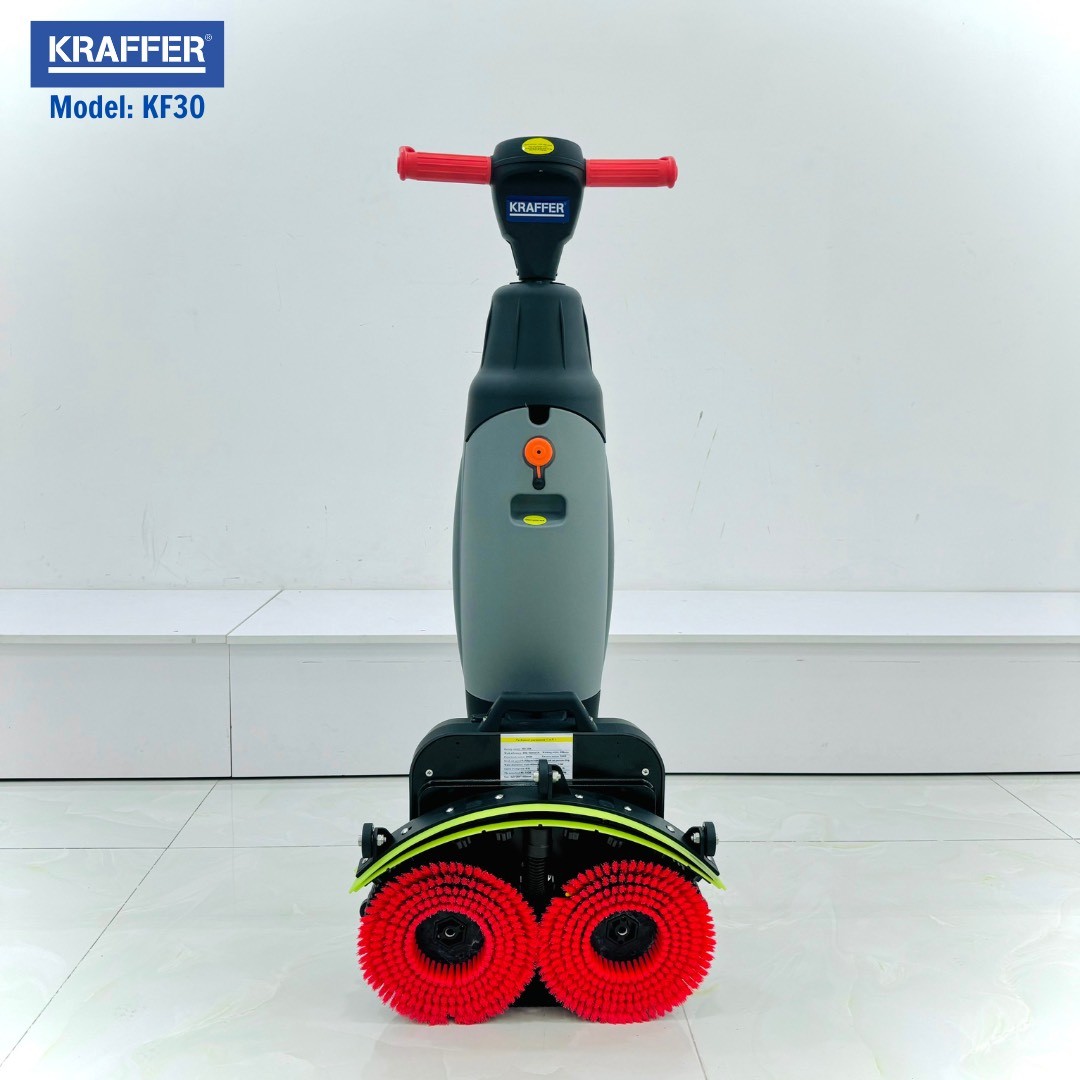 Máy chà sàn liên hợp mini Kraffer KF30 (dùng pin)