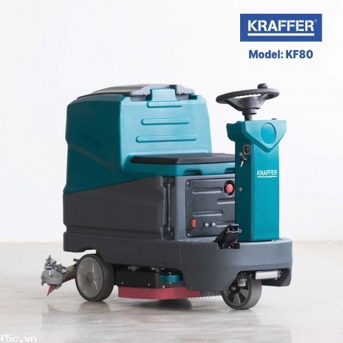 Máy chà sàn ngồi lái Kraffer KF80 (dùng bình)