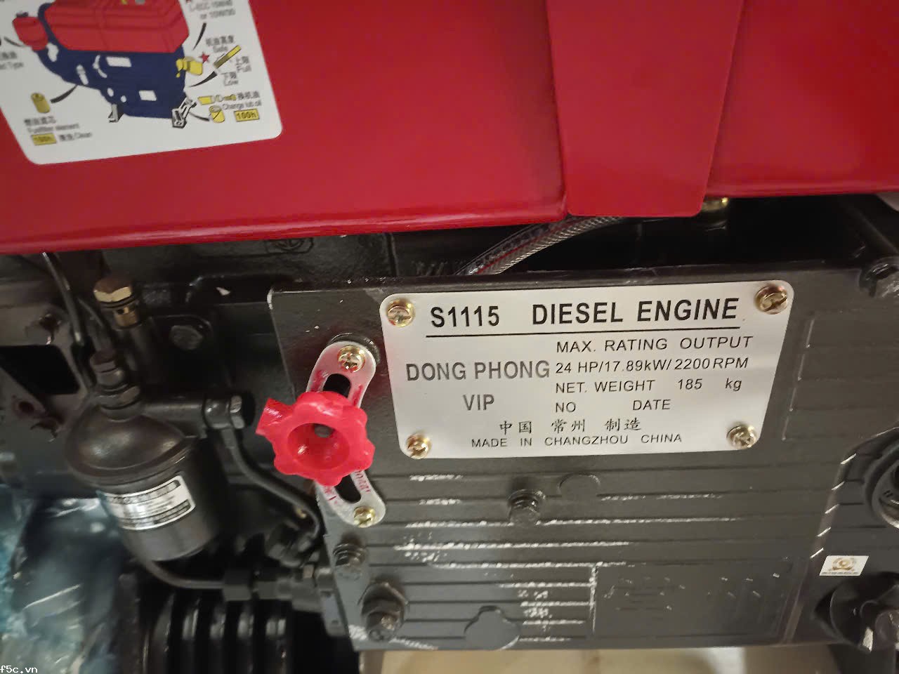 Động cơ diesel Đông Phong D8 nước