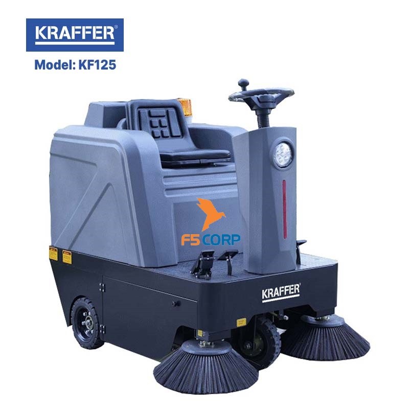 Máy quét rác ngồi lái KRAFFER KF125 (dùng bình)