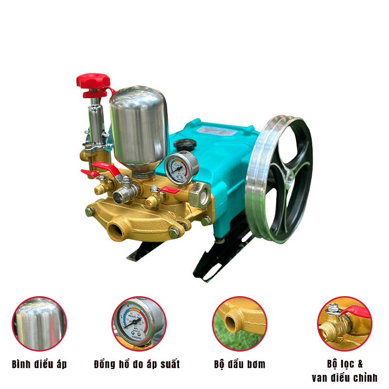 Đầu xịt áp lực Piston Sứ TATSU TS30S 2HP