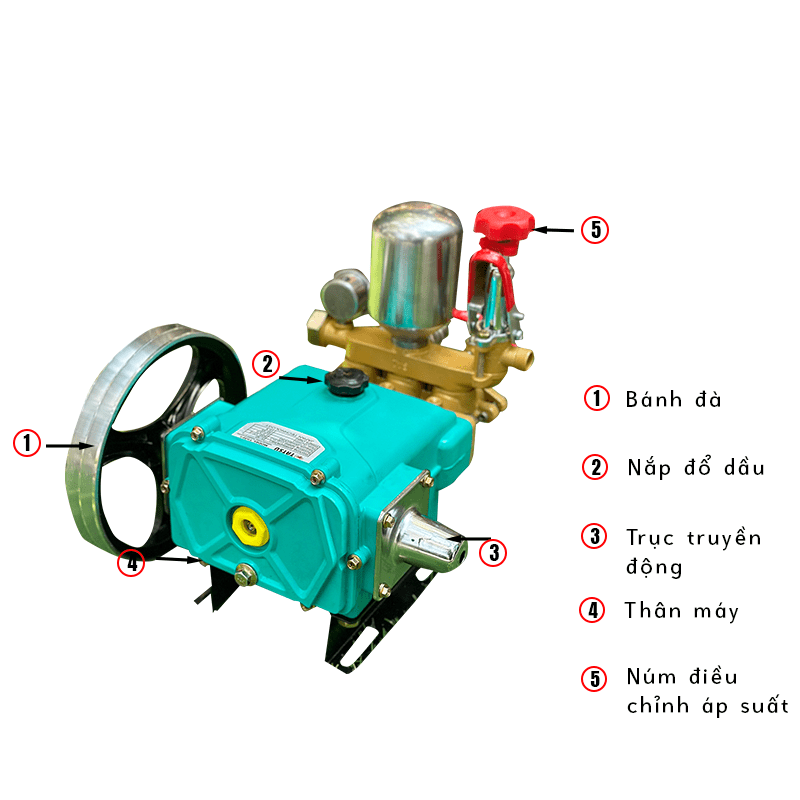 Đầu xịt áp lực Piston Sứ TATSU TS30S 2HP