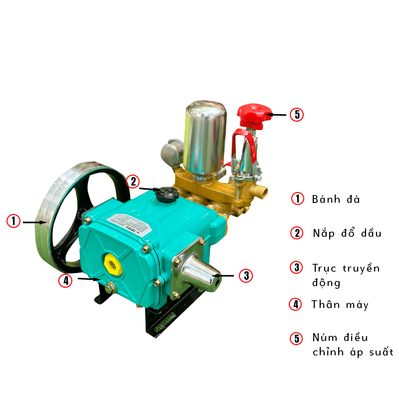 Đầu xịt áp lực Piston Sứ TATSU TS22S 1Hp