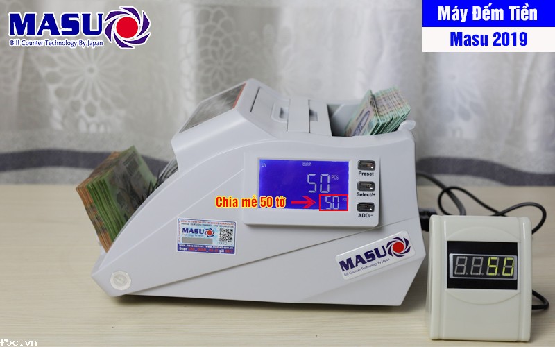 MÁY ĐẾM TIỀN MASU 2019