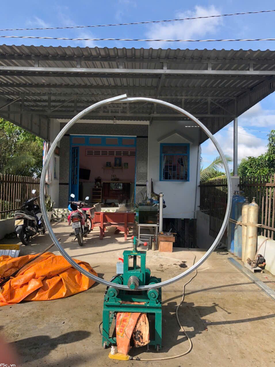 Máy uốn sắt ống, sắt hộp HHW-76B