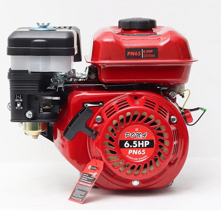Động cơ xăng PONA PN65 - 6.5Hp cốt xéo
