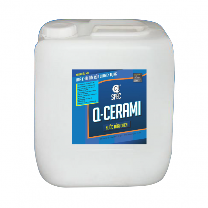 Nước rửa chén đậm đặc AVCO Q-Cerami - can 4 lít 
