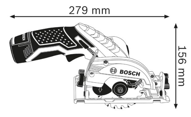 Máy cưa đĩa Bosch GKS 12V-LI | Pin 12V | SOLO