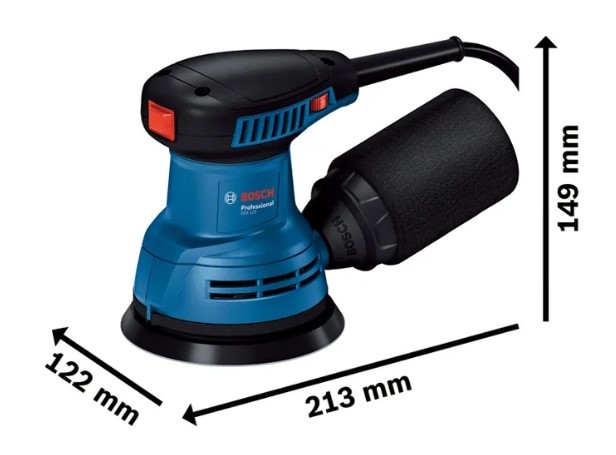 Bosch GEX 125 – Máy chà nhám tròn nhỏ gọn 280W