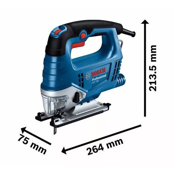 Bosch GST 750 – Máy cưa lọng 520W, cắt gỗ 75 mm