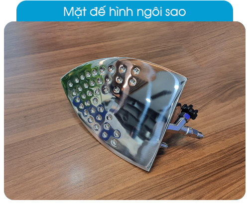 Bàn ủi toàn hơi BSP-600 Silver Star (kèm vỏ bọc và đế lót)